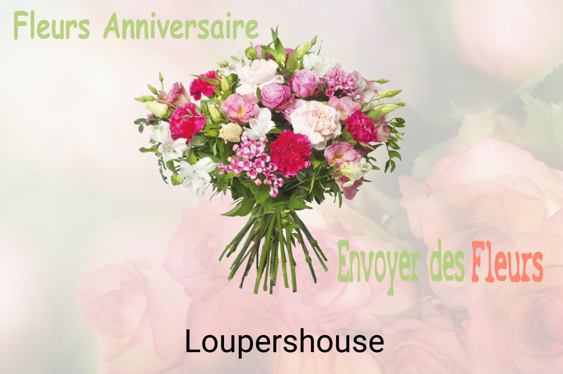 Bouquet de fleurs d’anniversaire livré à Loupershouse