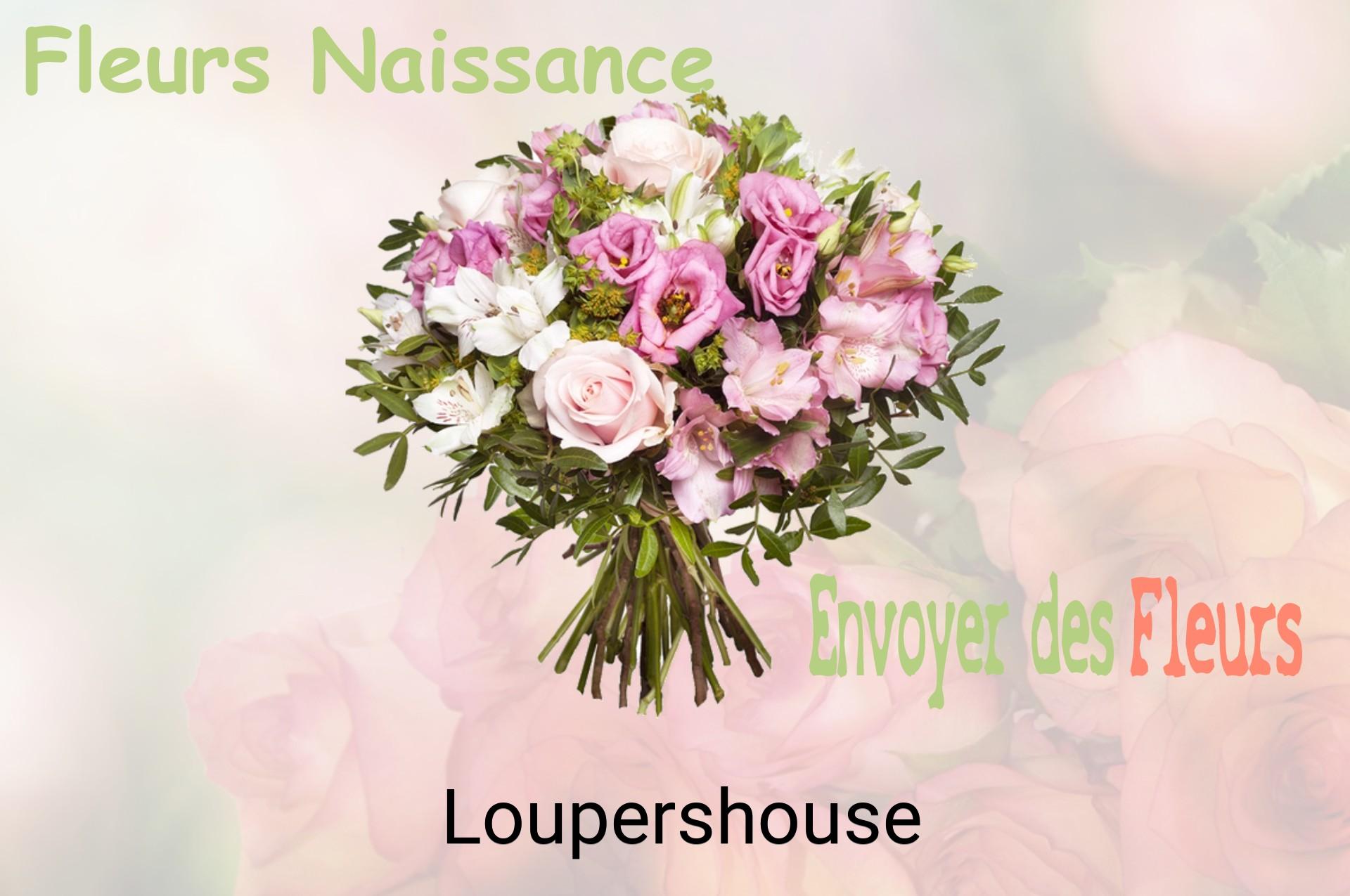 Bouquet de fleurs de naissance livré à Loupershouse